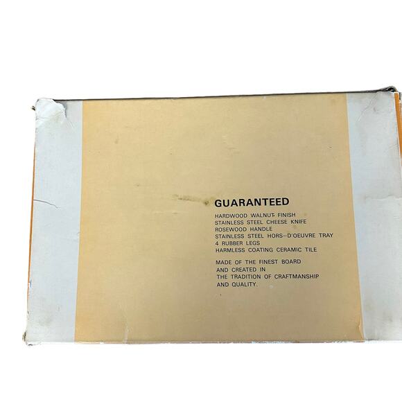 Charcuterie Cheese Board Knife Set Midcentury Modern Vintage 60s NEW in Box - Picture 6 of 6